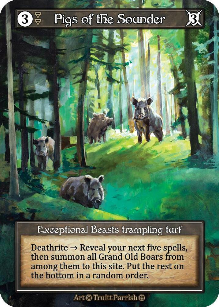 Pigs of the Sounder - Arthurian Legends (Foil)