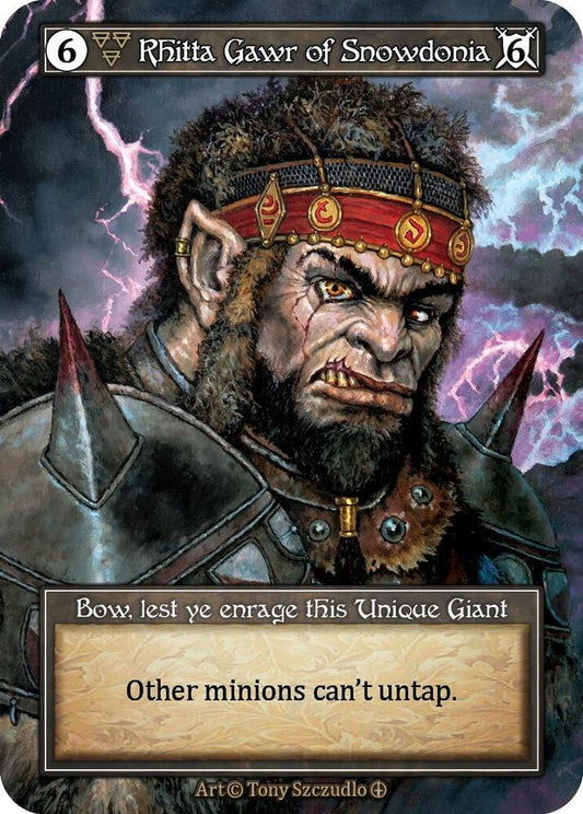 Rhitta Gawr of Snowdonia - Arthurian Legends (Foil)