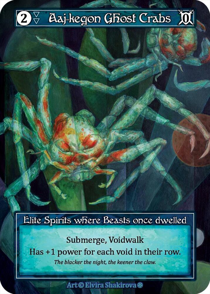 Aaj-kegon Ghost Crabs - Gothic (Foil)