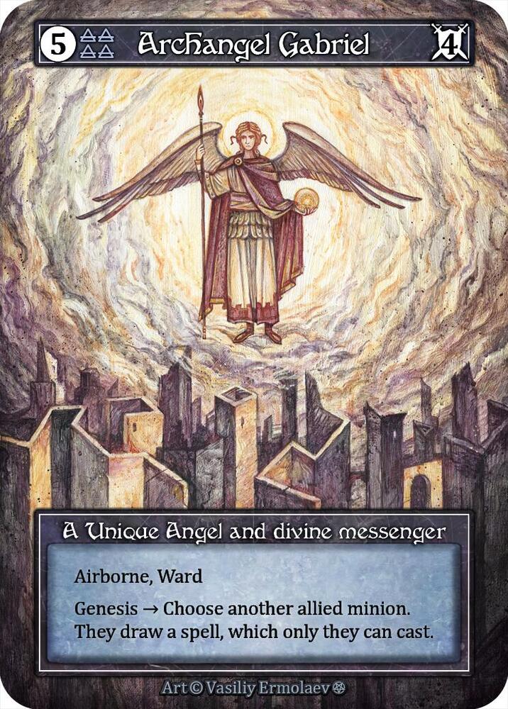 Archangel Gabriel - Gothic (Foil)