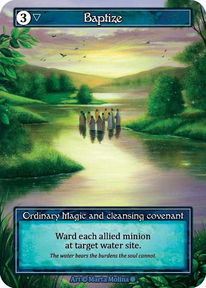 Baptize - Gothic (Foil)