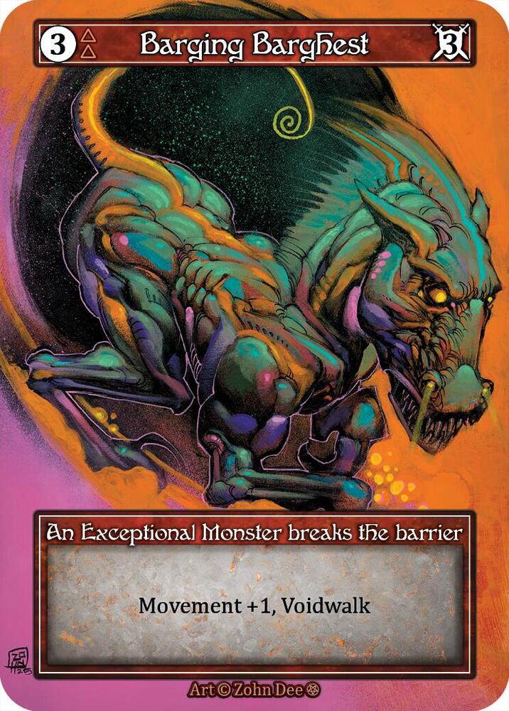 Barging Barghest - Gothic (Foil)