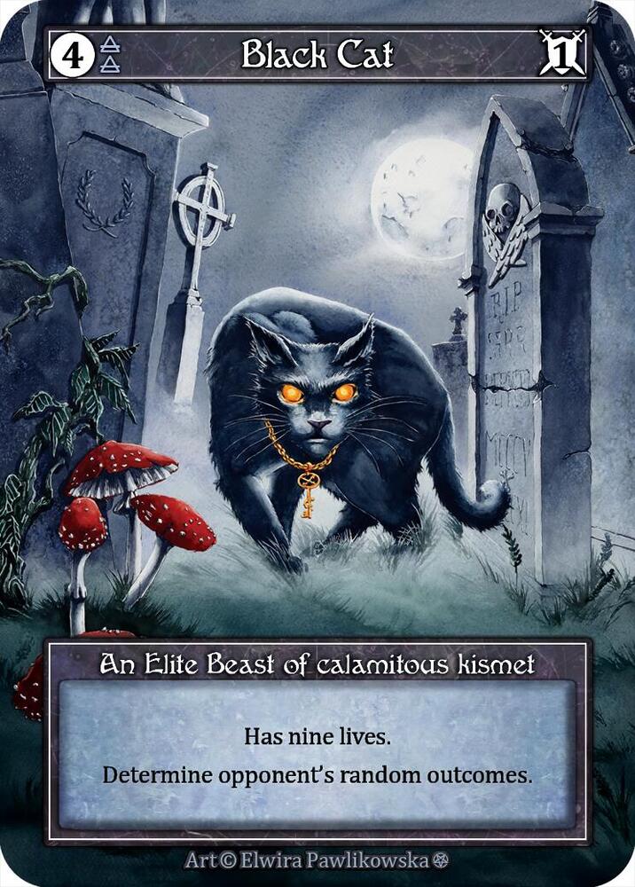Black Cat - Gothic (Foil)