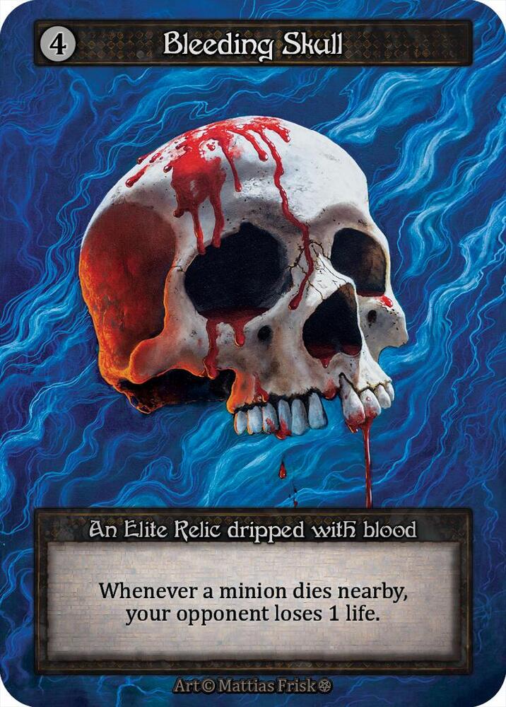 Bleeding Skull - Gothic (Non-Foil)