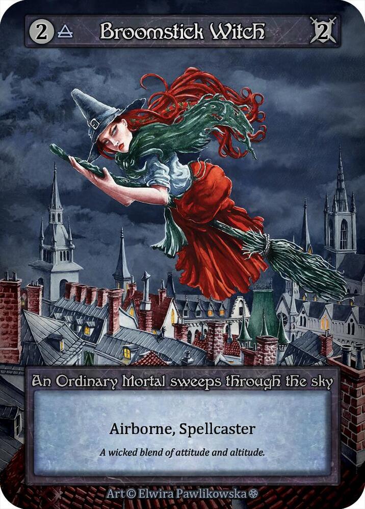 Broomstick Witch - Gothic (Non-Foil)