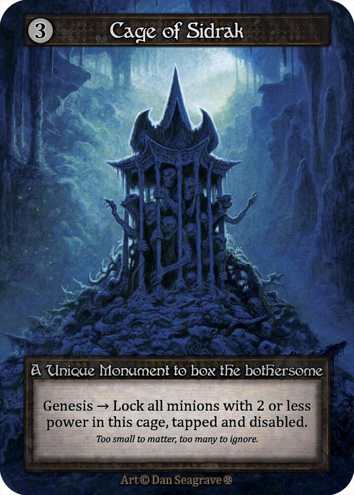 Cage of Sidrak - Gothic (Non-Foil)