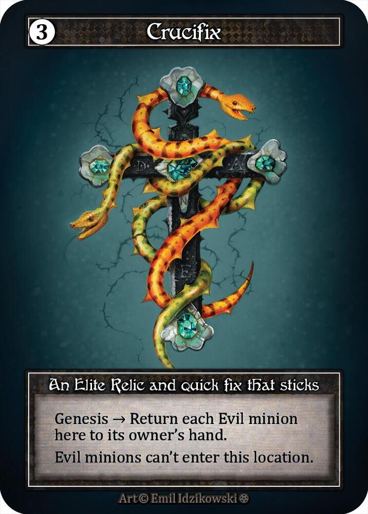 Crucifix - Gothic (Foil)