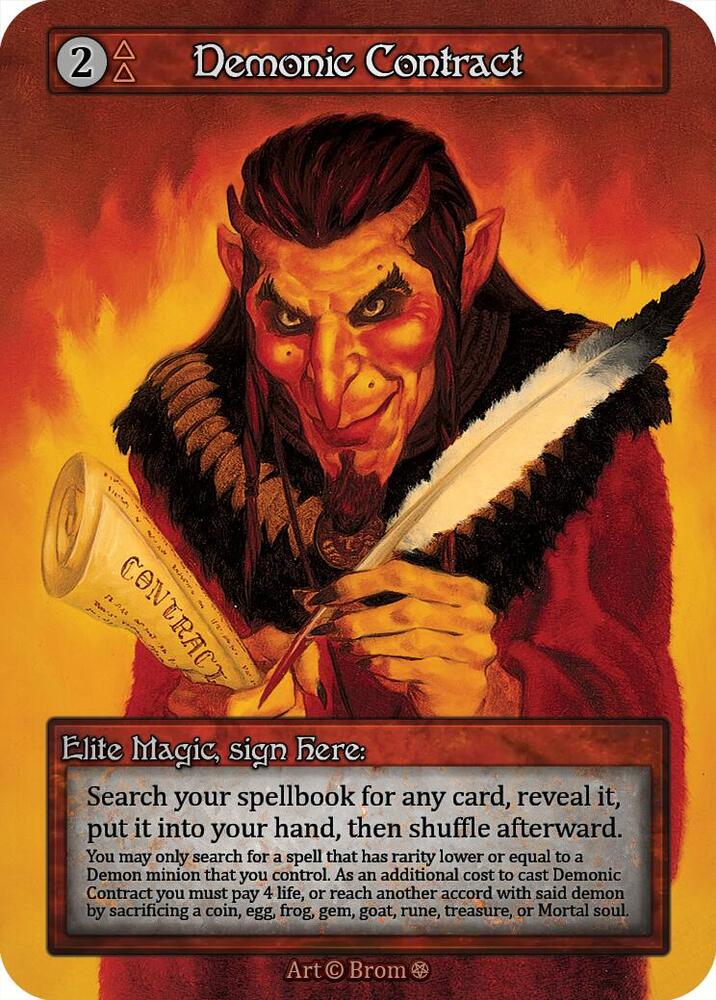 Demonic Contract - Gothic (Non-Foil)