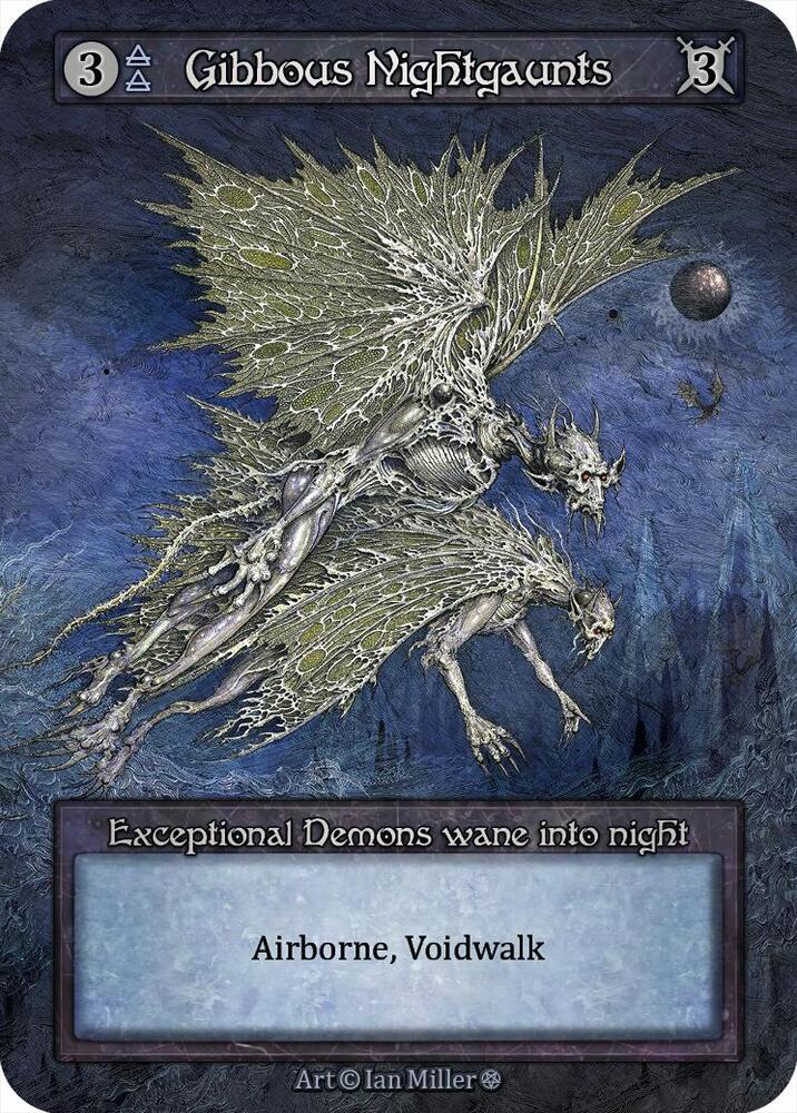 Gibbous Nightgaunts - Gothic (Non-Foil)