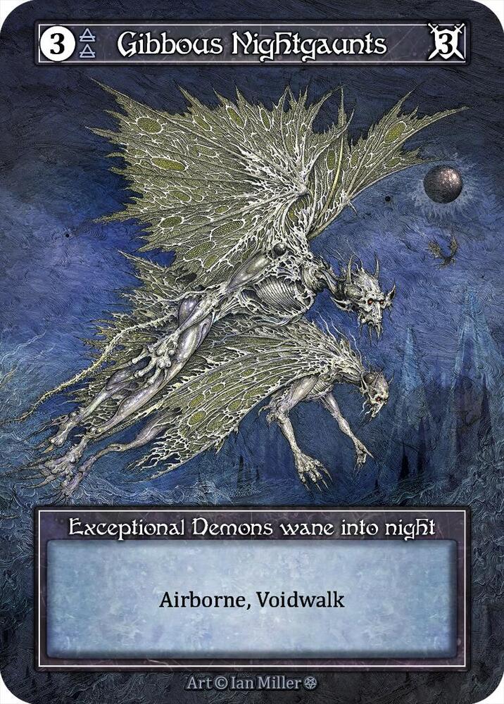 Gibbous Nightgaunts - Gothic (Foil)