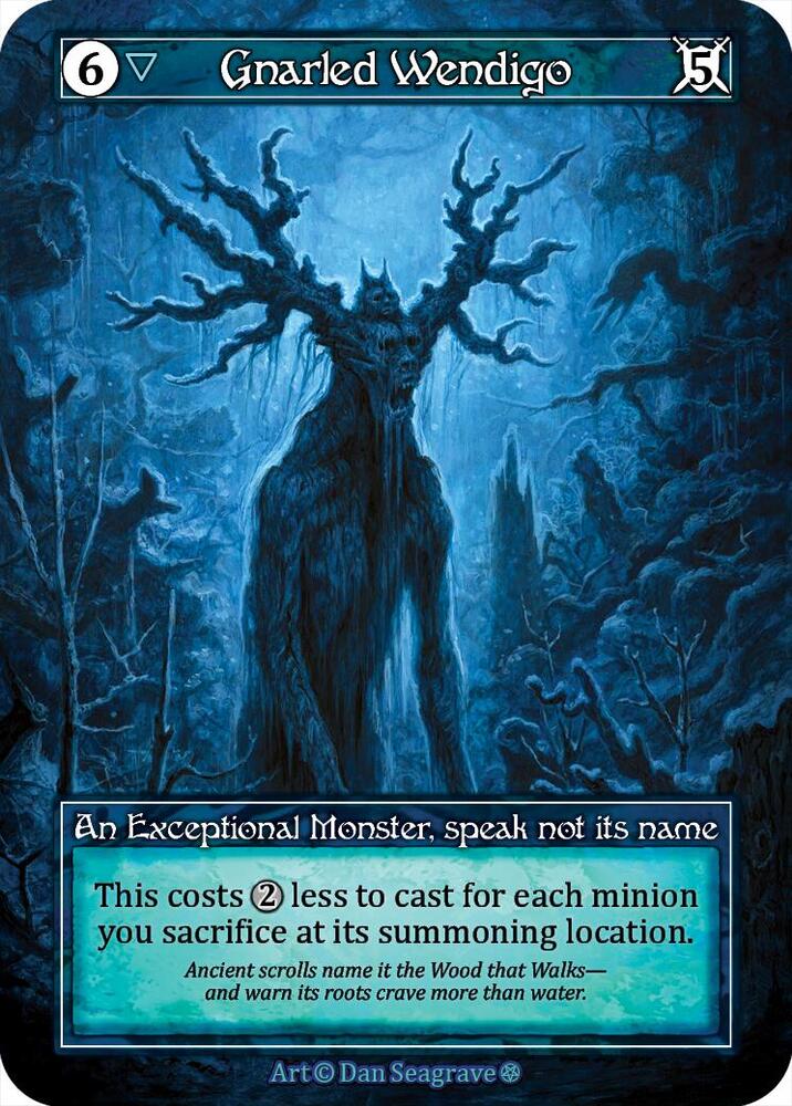 Gnarled Wendigo - Gothic (Foil)