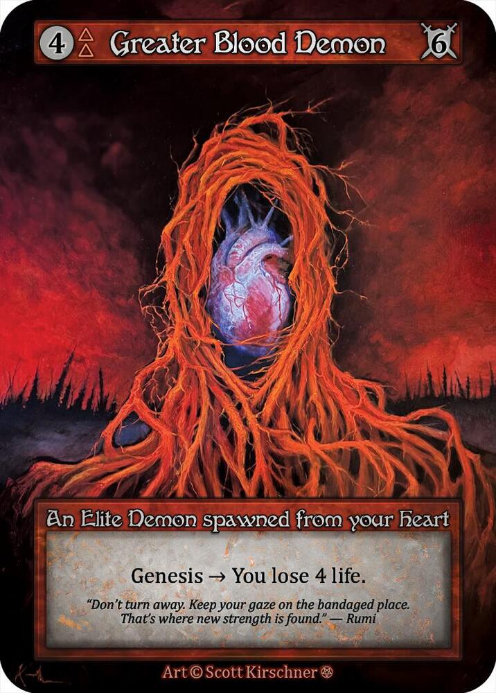 Greater Blood Demon - Gothic (Non-Foil)