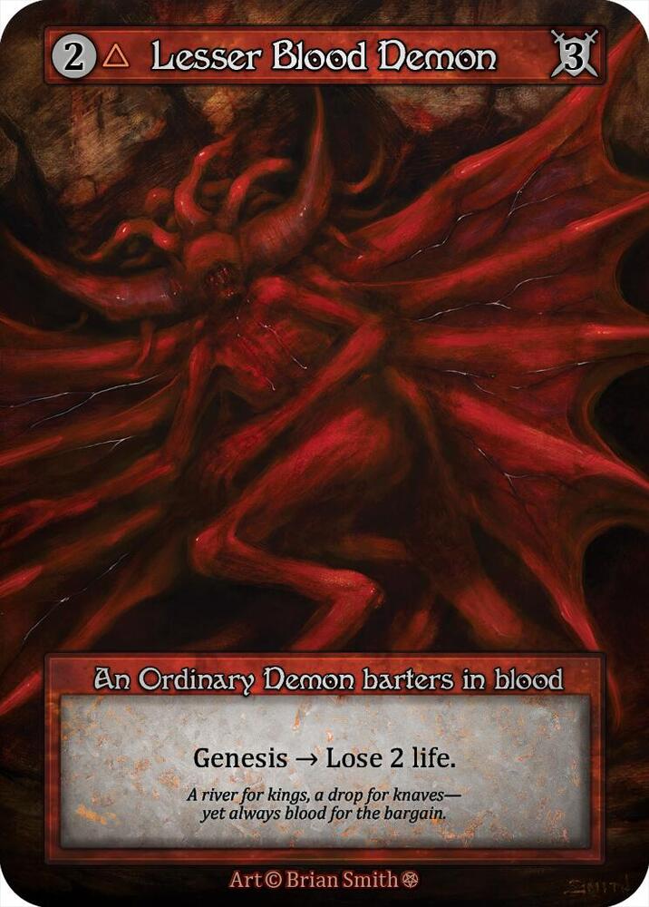 Lesser Blood Demon - Gothic (Non-Foil)