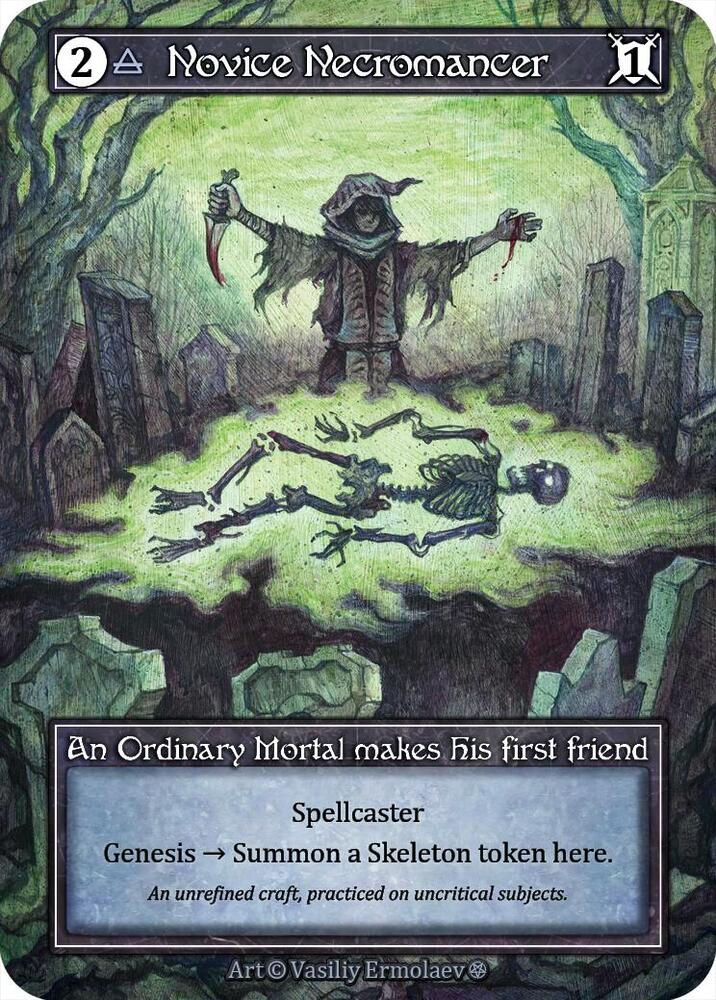 Novice Necromancer - Gothic (Foil)