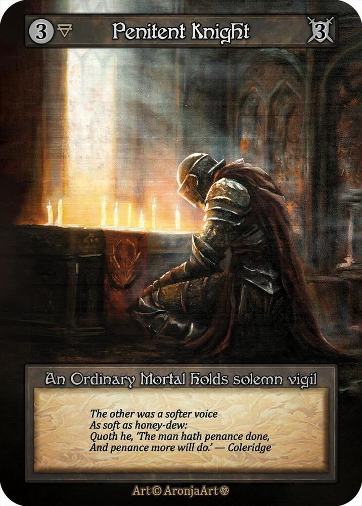 Penitent Knight - Gothic (Non-Foil)