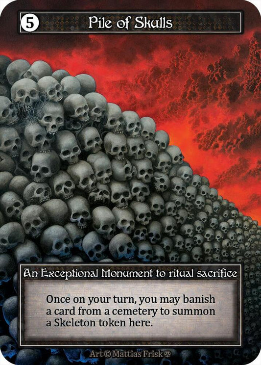 Pile of Skulls - Gothic (Foil)