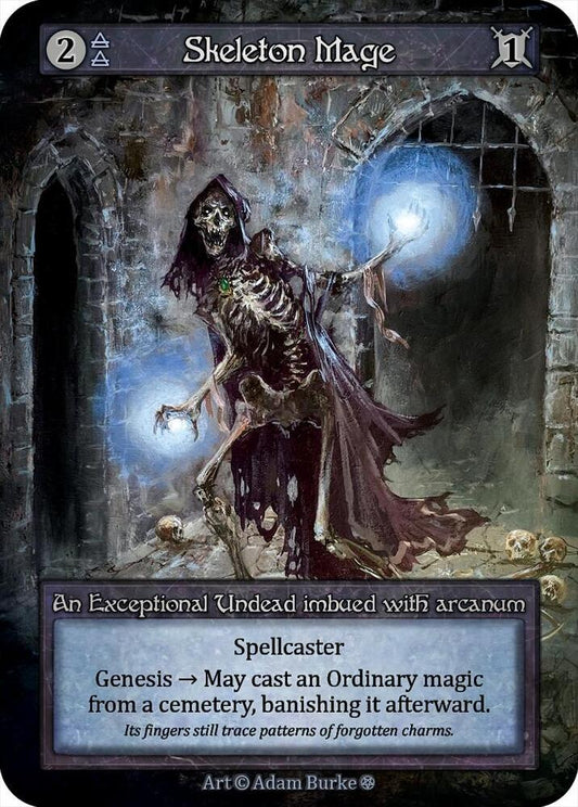 Skeleton Mage - Gothic (Non-Foil)