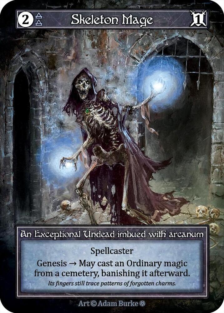 Skeleton Mage - Gothic (Foil)