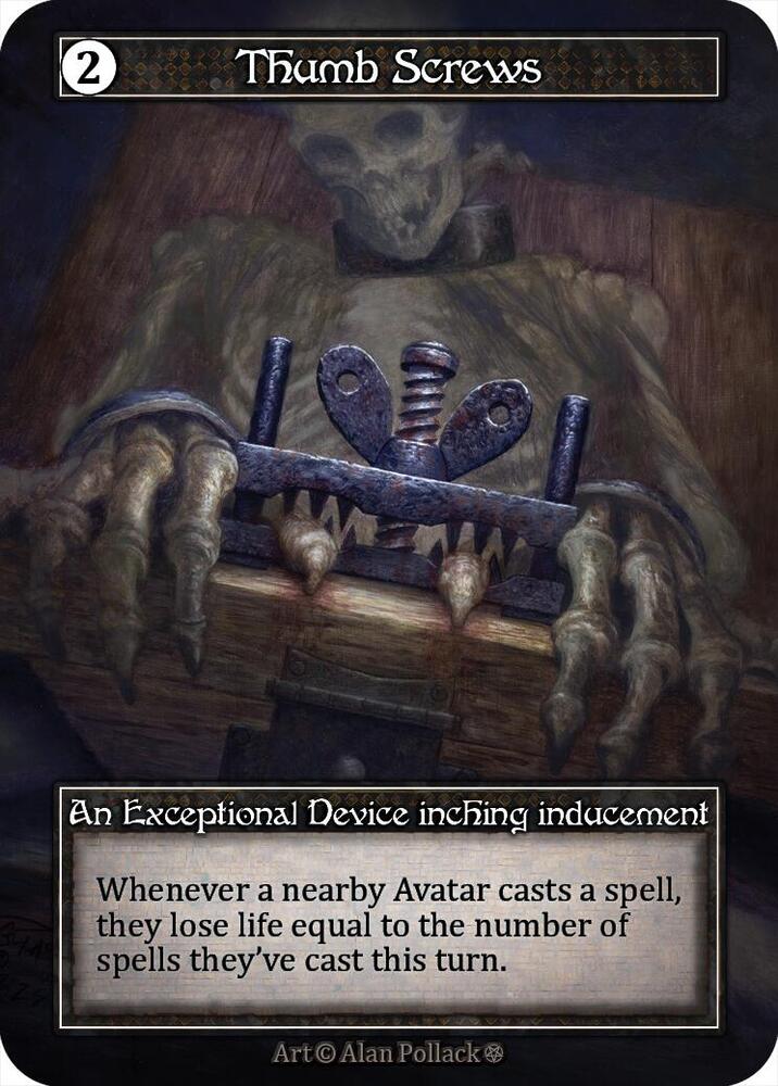 Thumb Screws - Gothic (Foil)