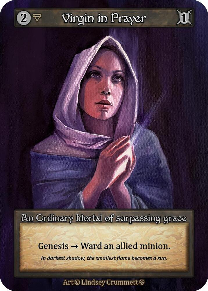 Virgin in Prayer - Gothic (Non-Foil)
