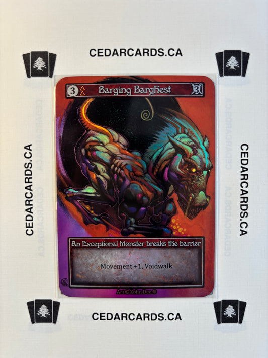 Barging Barghest – Gothic (Foil)
