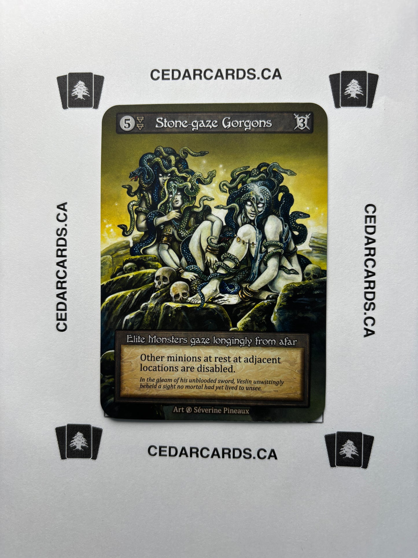 Stone-gaze Gorgons – Beta (Non-Foil)